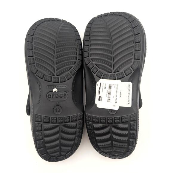 Crocs Baya Clog Classic Slip-On Shoes Closed Toe Black Kids' Size US13 EU31 - Picture 7 of 8